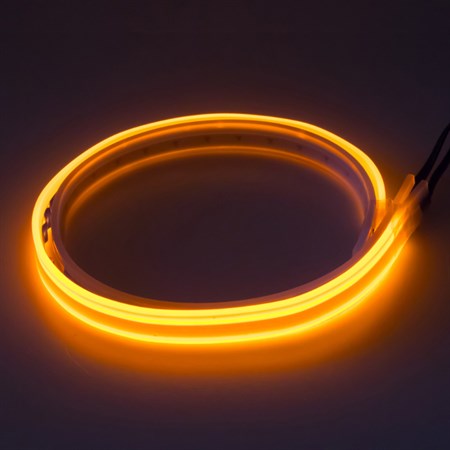 LED pásek CARCLEVER 96UN02 dynamické blinkry oranžová 45cm
