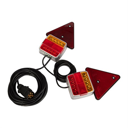 Trailer light LED BLOW 23-219 with cable and triangle