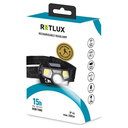 Rechargeable headlamp RETLUX RPL 701
