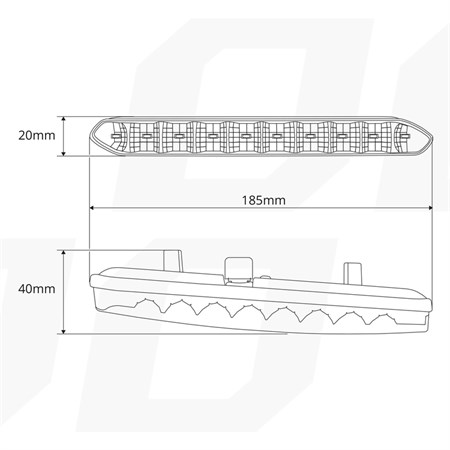 Daytime running lights AMIO DRL 810 ver.2