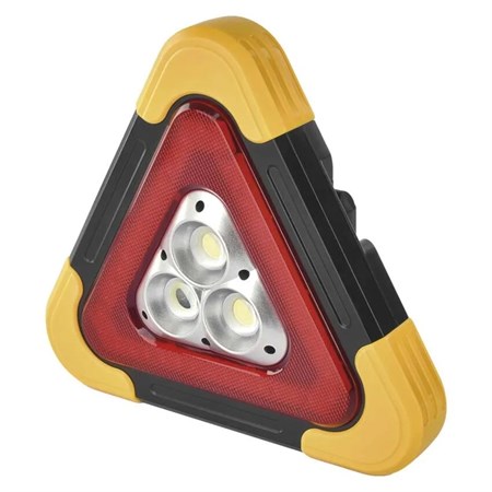LED warning triangle, rechargeable, COB LED+red LED EMOS P45010