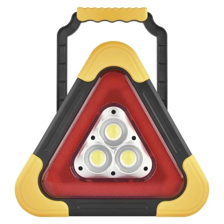 LED warning triangle, rechargeable, COB LED+red LED EMOS P45010