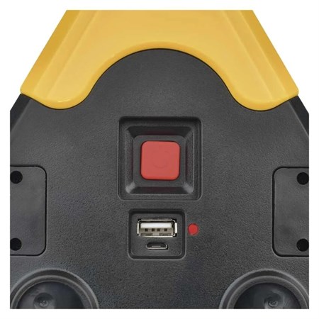 LED warning triangle, rechargeable, COB LED+red LED EMOS P45010