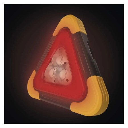 LED warning triangle, rechargeable, COB LED+red LED EMOS P45010