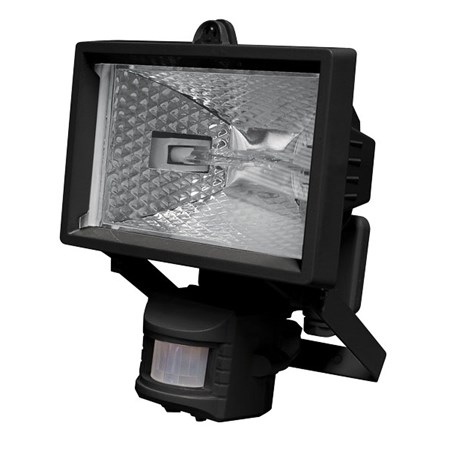 Flashlight - halogen reflector 150W+PIR