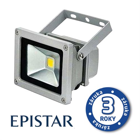 LED outdoor spotlight 10W / 800Lm EPISTAR, MCOB, AC 230V, cold, gray