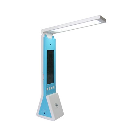 LED Lighting Desk Lamp HZ-9 with LCD display and lamp, blue