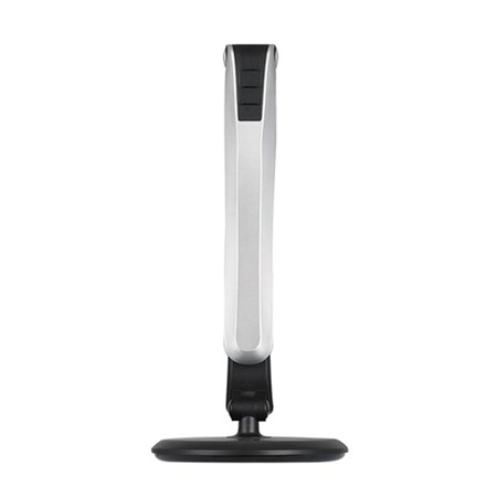 Dotyková LED stolní lampička 8W, plynulá regulace jasu, 5300K, šedo-černá barva