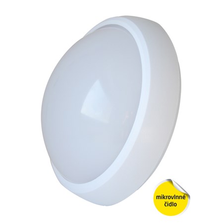 TIPA LED lamp STN01 ceiling / wall with a microwave sensor, IP65, 12W, 4000K