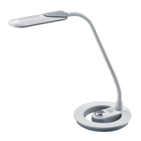 LED lamp, 6W, 4100K, dimmable, white-gray color