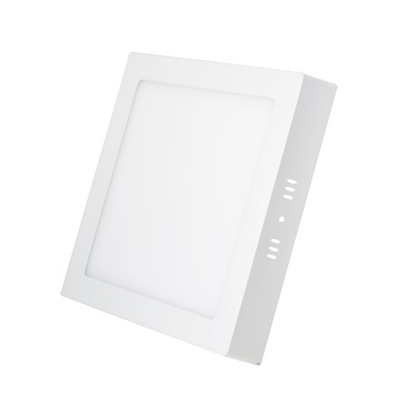 Surface-mounted LED lamp, 12W, 4000K-natural, square
