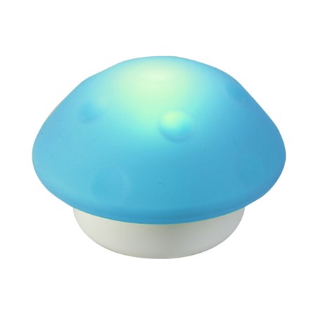 Night light mushroom 3LED light blue