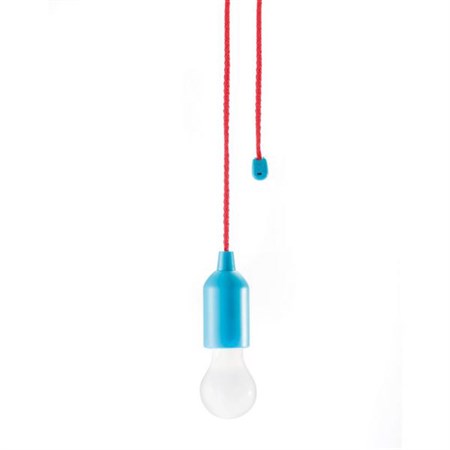 Svítidlo lampička LED k zavěšení Loooqs, modrá
