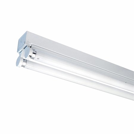 Body for LED tubes 2x 60cm without cover