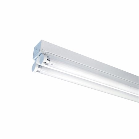 Body for LED tubes 2x120cm without cover