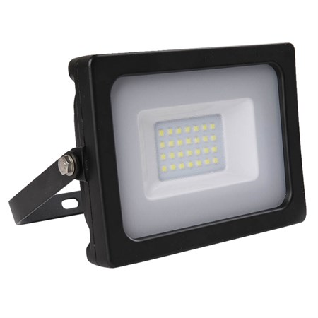 LED reflektor venkovní SLIM  20W/1600lm, 6400K, SMD, černý