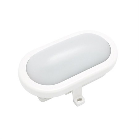 LED Outdoor Oval Light, Surface, 10W, 700lm, IP44, 4000K, 17cm WO720