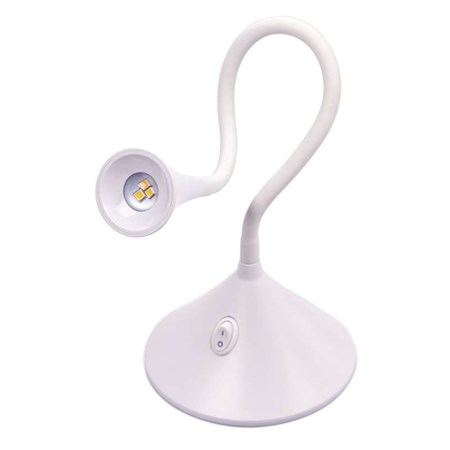 LED stolní lampa Cora, bílá