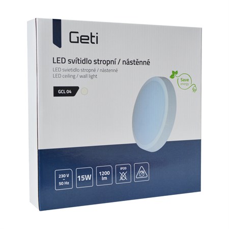 Ceiling lamp Geti GCL04 15W surface mounted