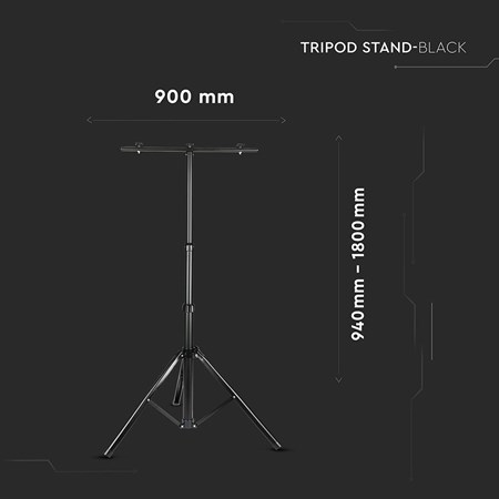 Tripod stand V-TAC VT-41150 black