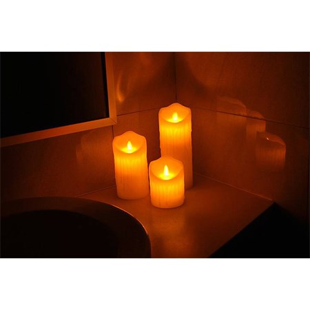 Wax LED candle LTC 12.5cm