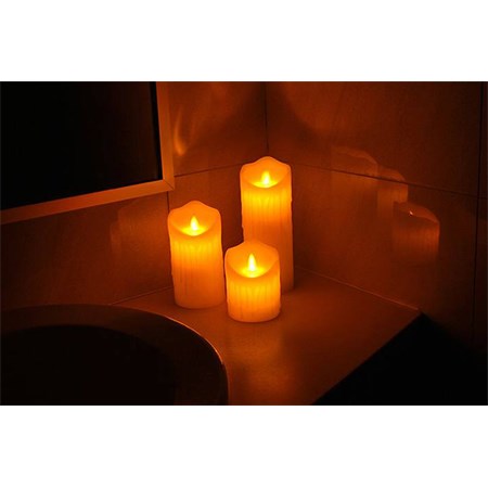 Wax LED candle LTC 15cm