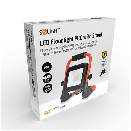 LED spotlight SOLIGHT WM-50W-FEL Pro 50W