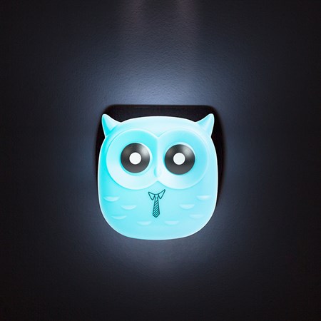 Night light PHENOM 20288A Owl blue