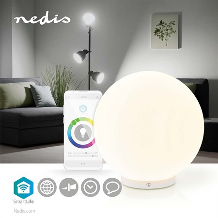 Smart stolní lampa NEDIS Mood Light WIFILM10CWT WiFi Tuya