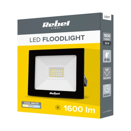 LED spotlight REBEL URZ3481-2 20W