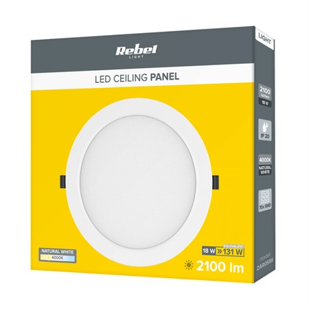 LED panel REBEL ZAR0556 18W