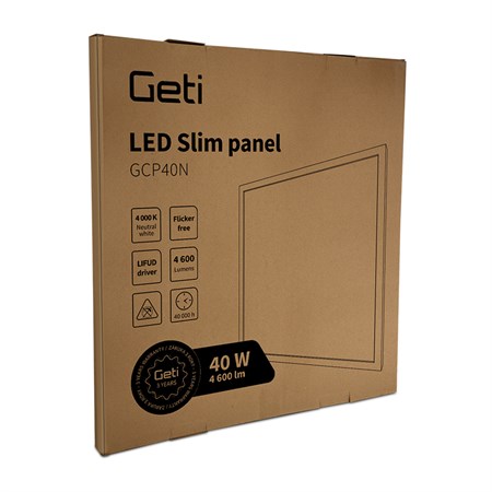 LED panel GETI GCP40N 4000K 40W