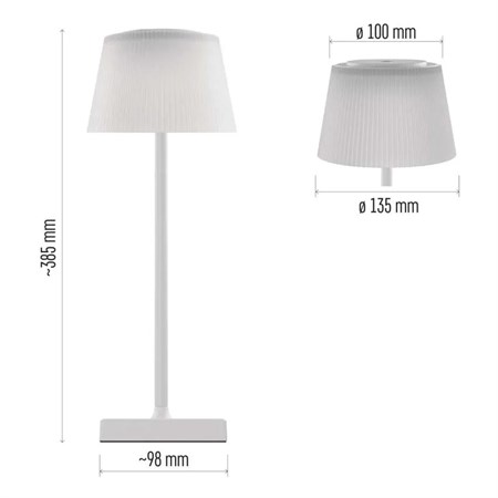 Table lamp EMOS Z7630W KATIE