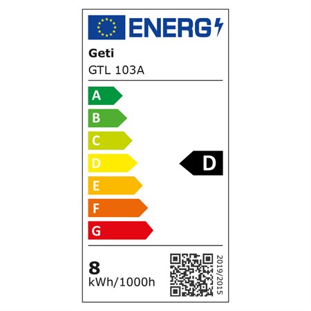 Lampa stolná GETI GTL103A antracit