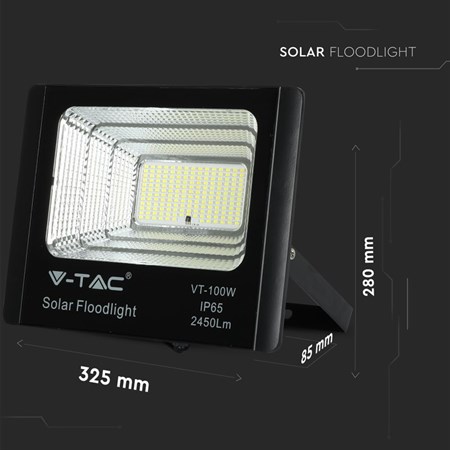 Solar luminaire V-TAC VT-100W 35W 4000K