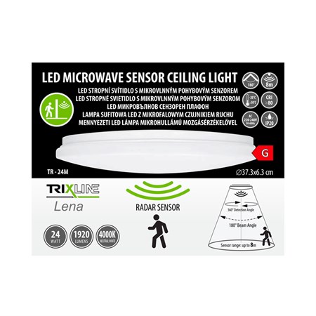 Ceiling lamp TRIXLINE TR-24M Lena 24W PIR