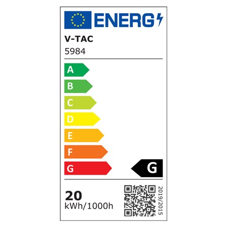 Smart LED reflektor V-TAC VT-5020 20W Bluetooth