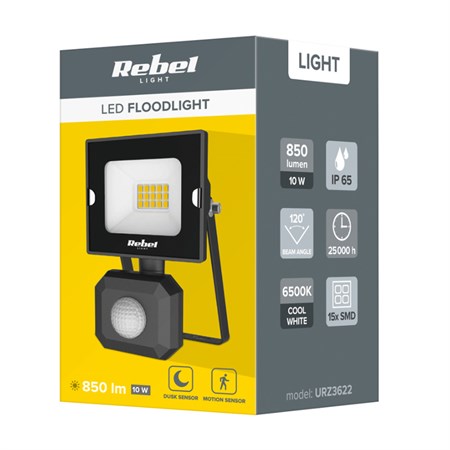 LED reflektor REBEL URZ3622 PIR 10W