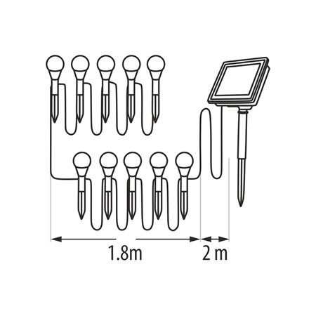 Solar luminaire TRIXLINE TR-333D