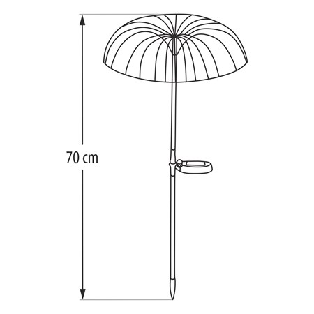 Solar luminaire TRIXLINE TR-256D
