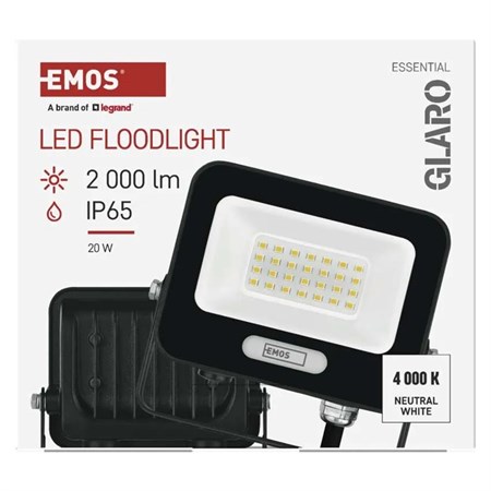 LED reflektor EMOS ZS2224B Glaro 20W