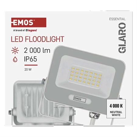LED spotlight EMOS ZS2224W Glaro 20W
