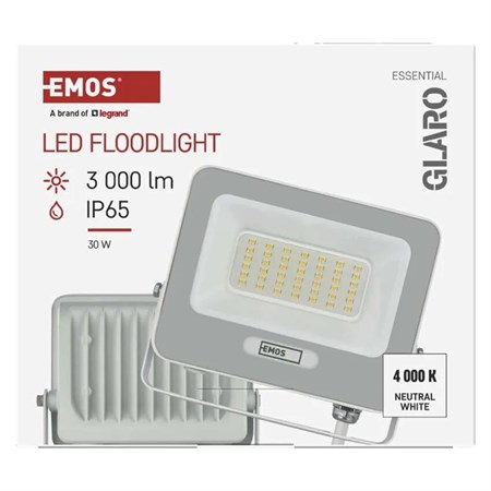 LED spotlight EMOS ZS2234W Glaro 30W