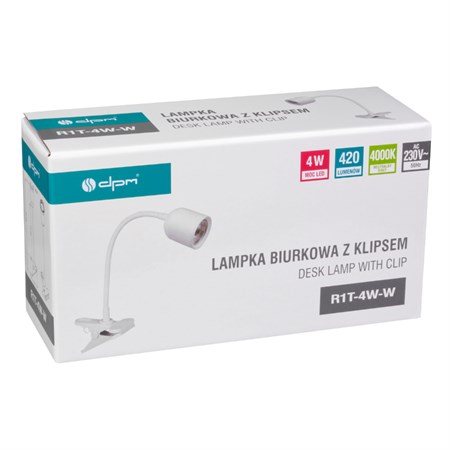 Clip-on lamp DPM R1T-4W-W 4W