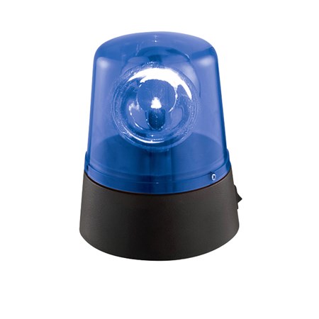 Rotating beacon light IBIZA JDL008B-LED blue