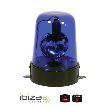 Majáček IBIZA JDL009B-LED modrý 12/220V