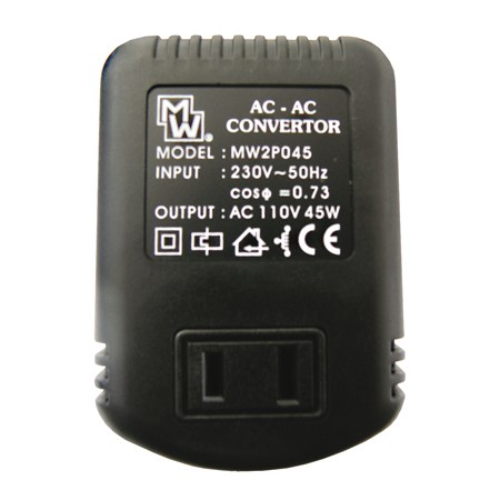 Desktop voltage converter 110VAC/  45W MINWA MW2P045