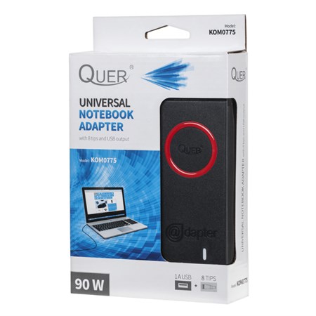Adapter for laptops QUER 90W universal