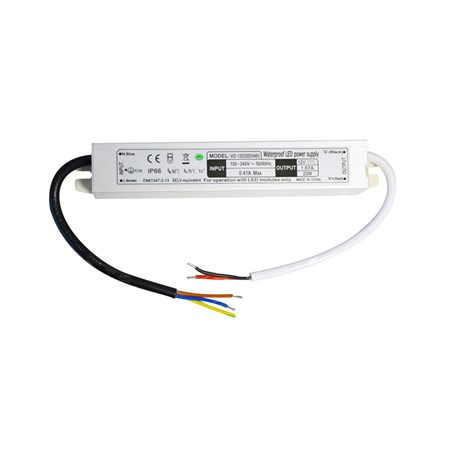Power supply LED driver IP66, 12V/ 20W/1,67A