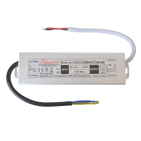 Power supply LED driver IP66, 12V/ 40W /3,3A